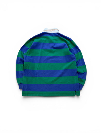 (L) Vintage 00s Ralph Lauren Stripped Rugby Shirt
