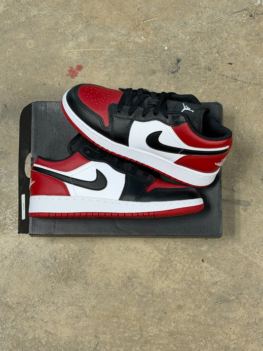 (6) Jordan 1 Low Bred Toe