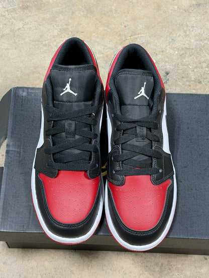 (6) Jordan 1 Low Bred Toe