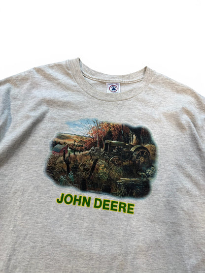 (XXL) Vintage John Deere Graphic Tee Grey
