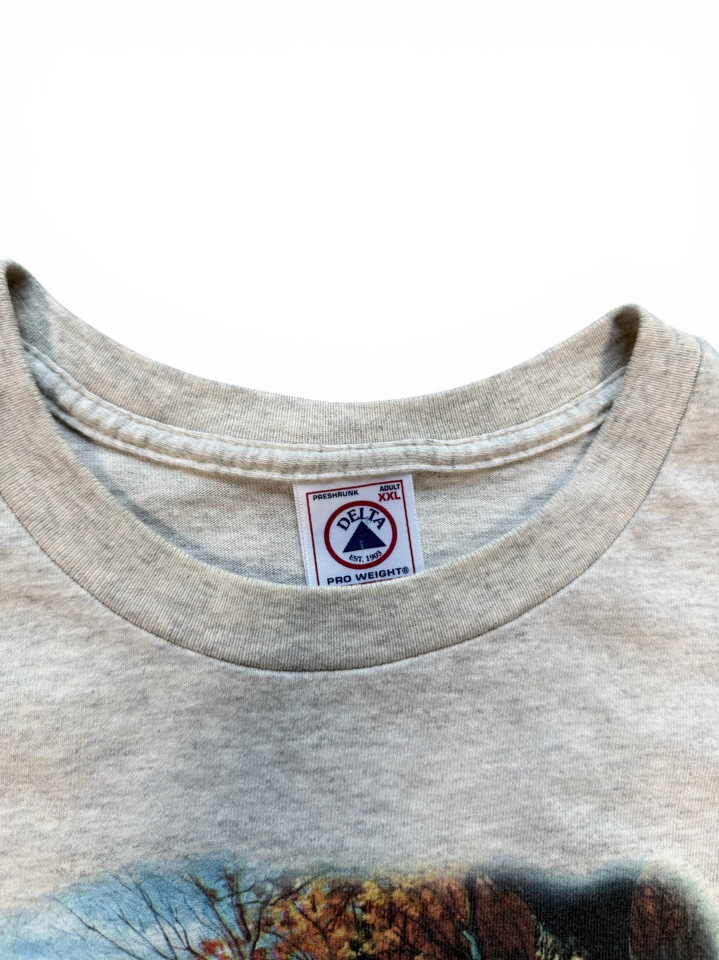 (XXL) Vintage John Deere Graphic Tee Grey