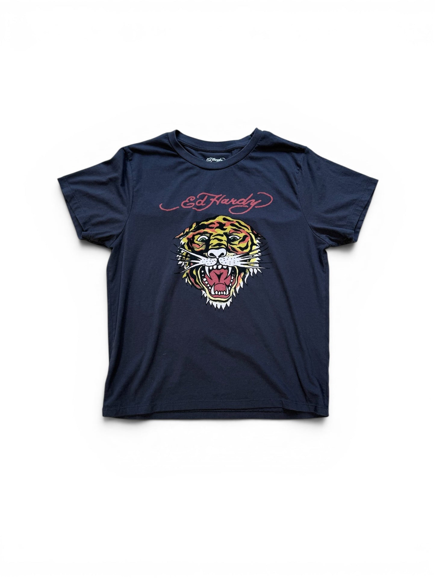 (L) Vintage Y2K Ed Hardy Tiger Graphic Tee