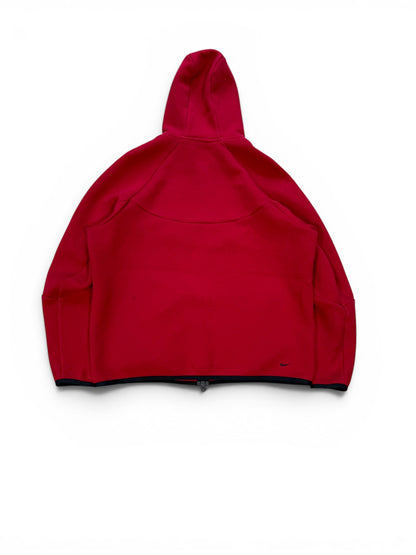 (XXL) Nike Tech Fleece Full-Zip Sweatshirt Red
