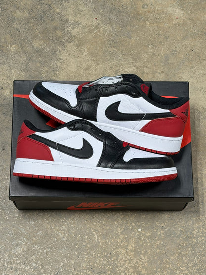(6.5) Jordan 1 Low Black Toe