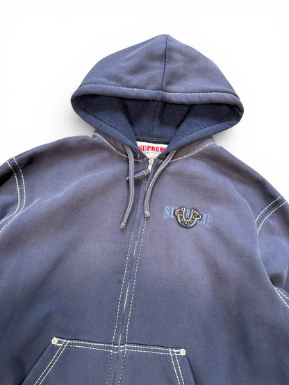 (L) Supreme True Religion Zip-Up Hooded Sweatshirt (FW25)