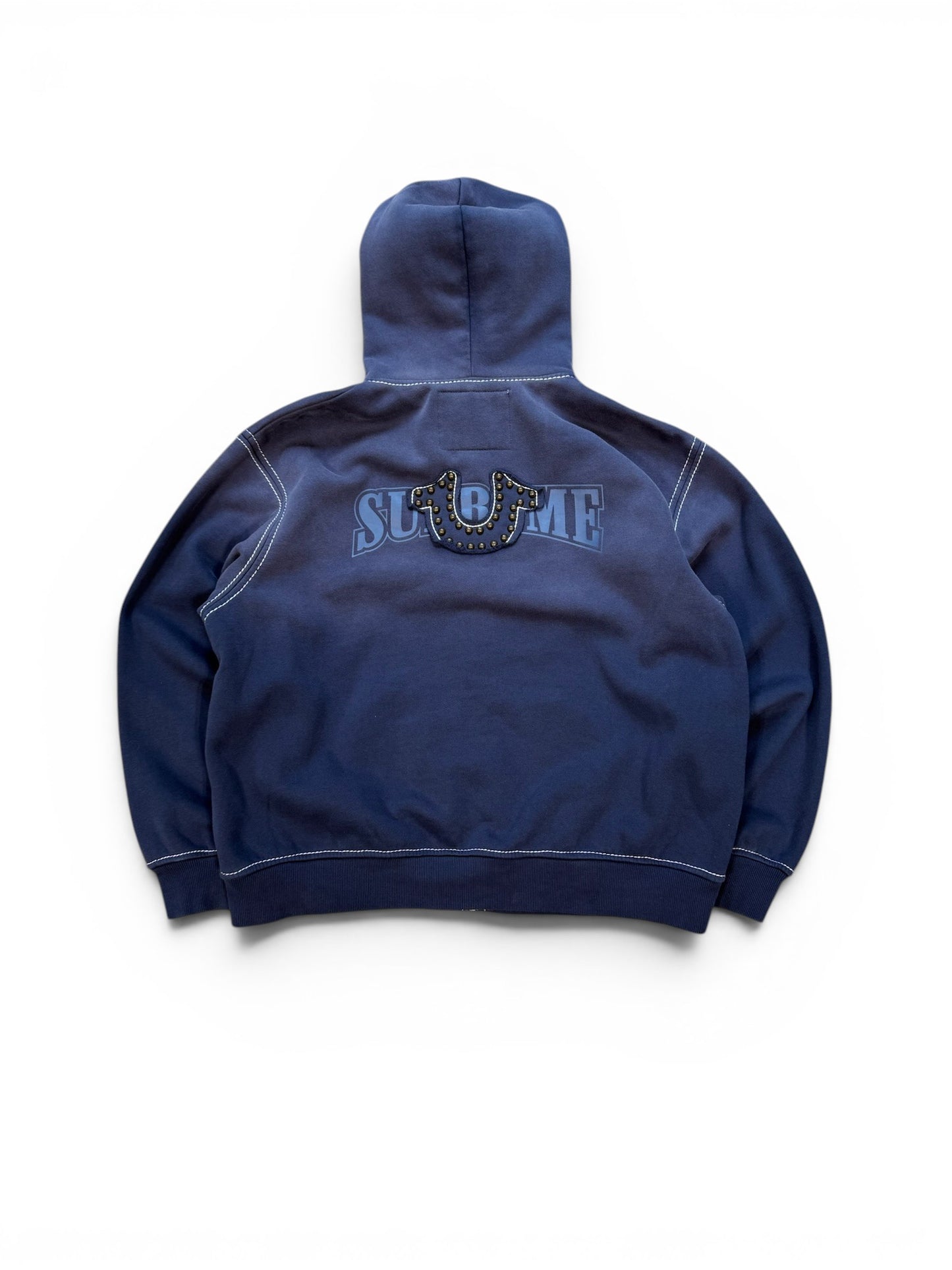 (L) Supreme True Religion Zip-Up Hooded Sweatshirt (FW25)