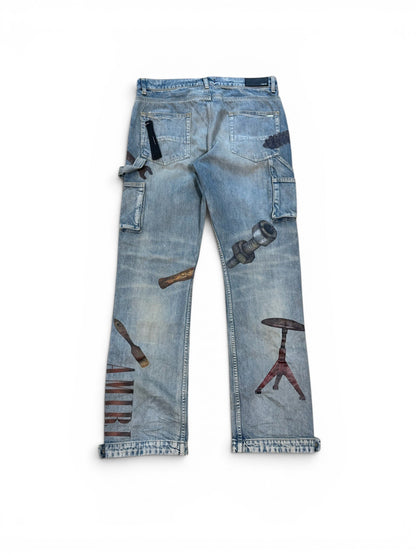 (33W) Amiri Rhee Studio Carpenter Jeans