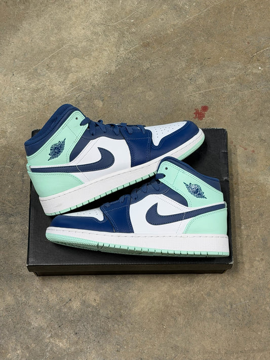 Jordan 1 Mid Mystic Navy Mint Foam