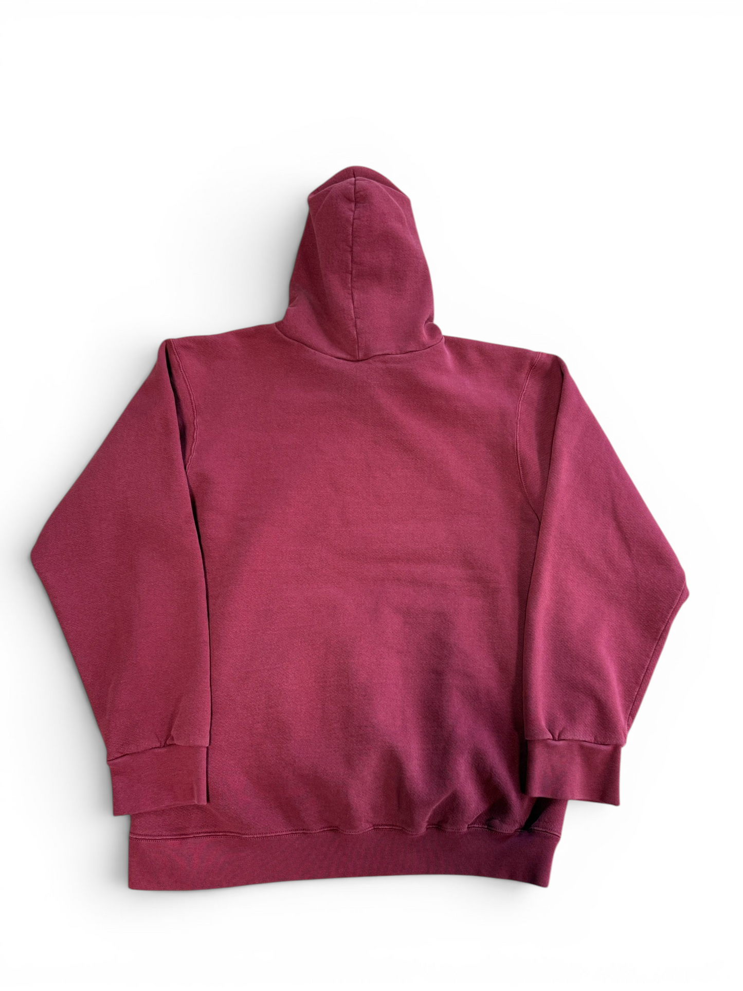 (M) Vintage 00s Nike Middle Swoosh Burgundy Hoodie