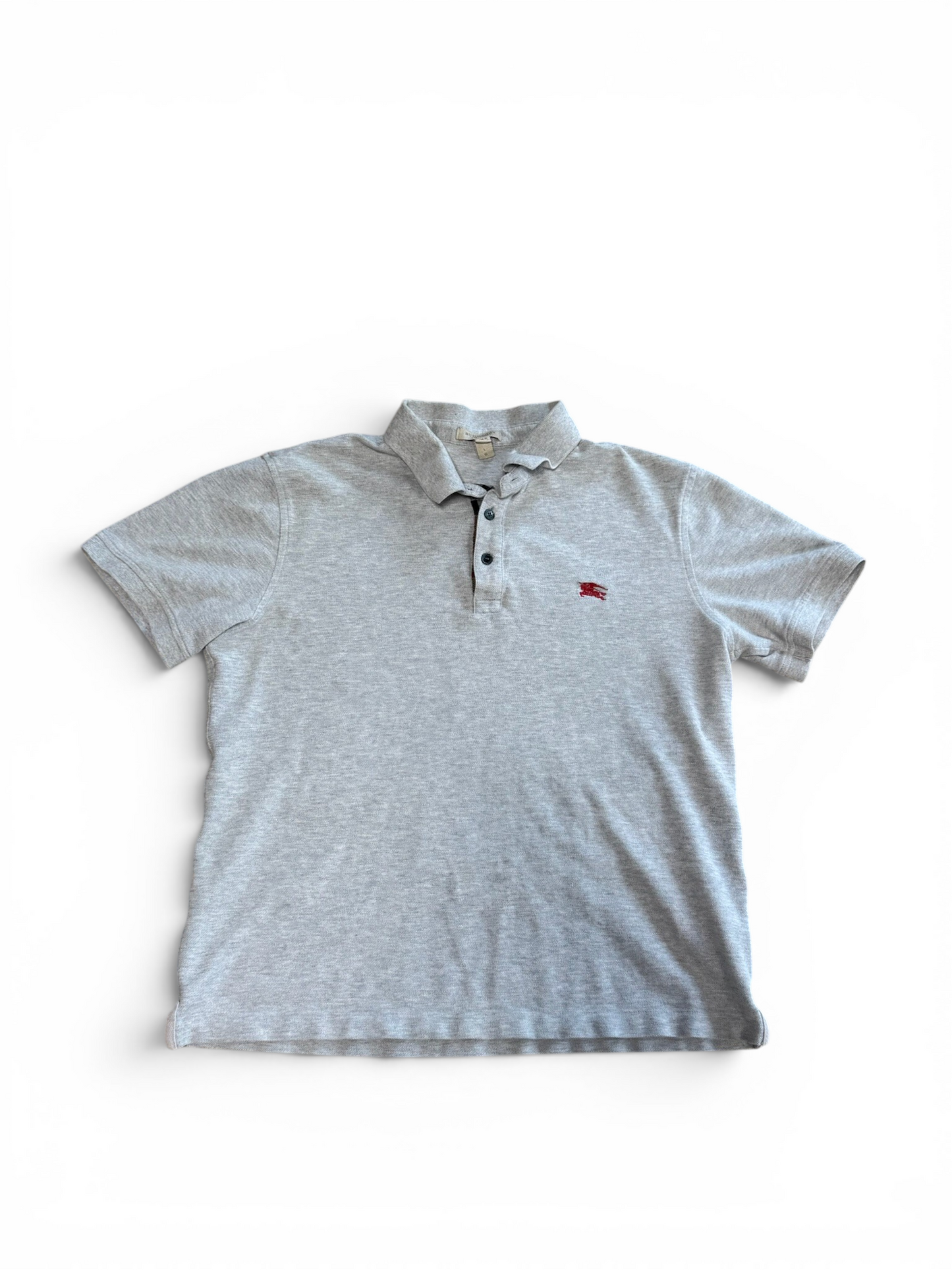 (L) Burberry Brit Grey Polo Shirt