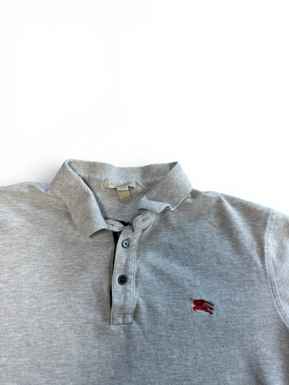 (L) Burberry Brit Grey Polo Shirt