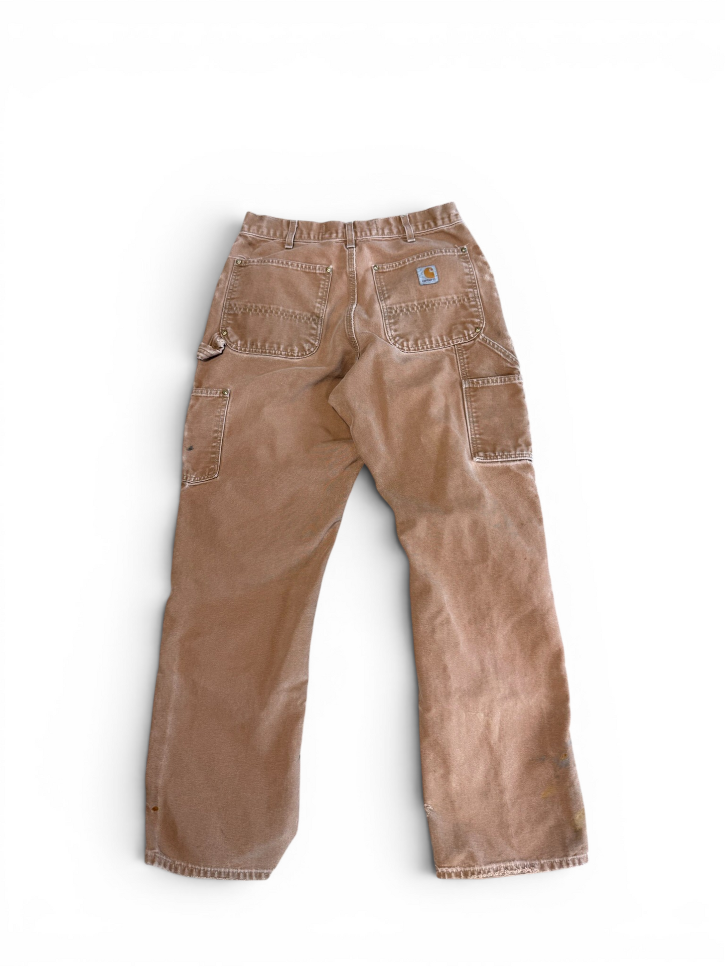 (32x32) Carhartt Tan Thrashed Double Knees
