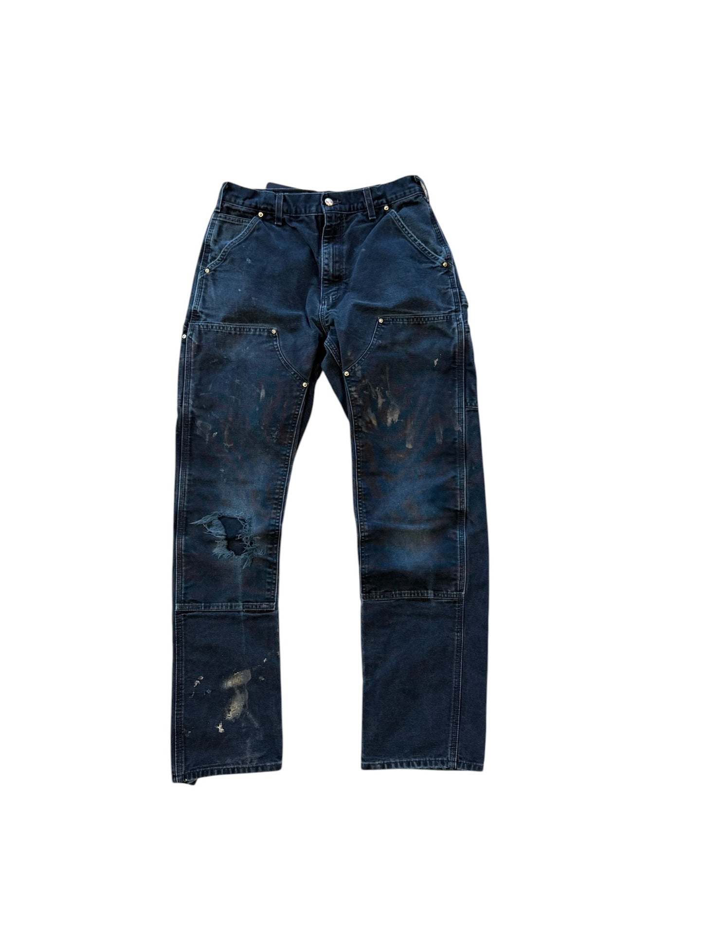 (32x34) 90s Carhartt Double Knees Black