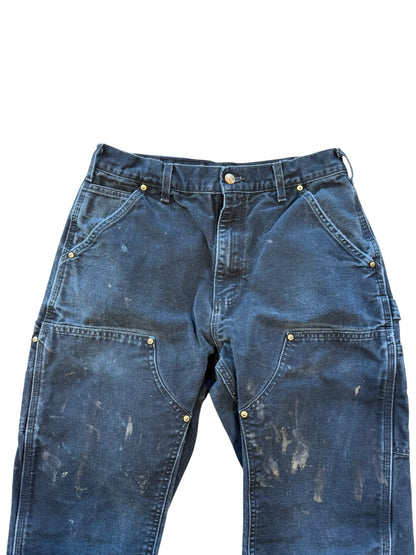 (32x34) 90s Carhartt Double Knees Black