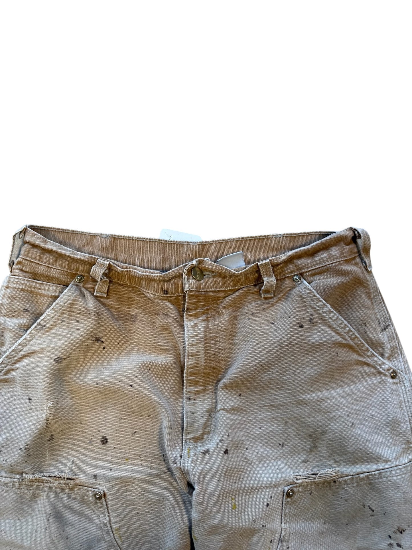 (30x28) 90s Carhartt Double Knees Tan