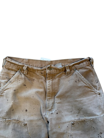 (30x28) 90s Carhartt Double Knees Tan