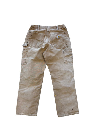 (30x28) 90s Carhartt Double Knees Tan