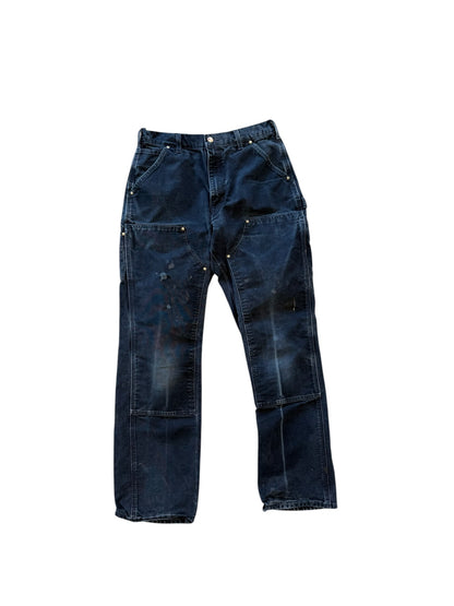 (32x34) 90s Carhartt Double Knees Black