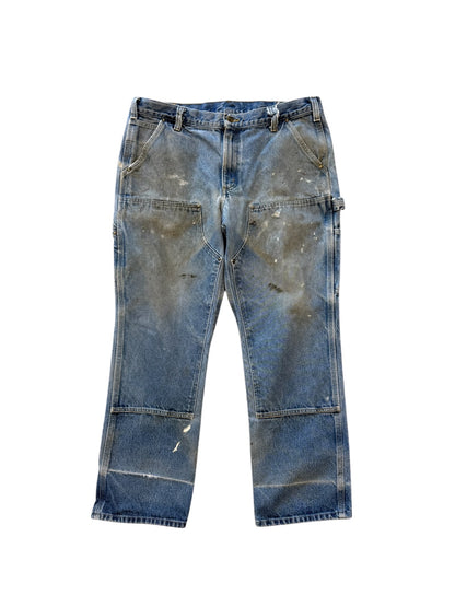 (38x30) 90s Carhartt Double Knees Denim