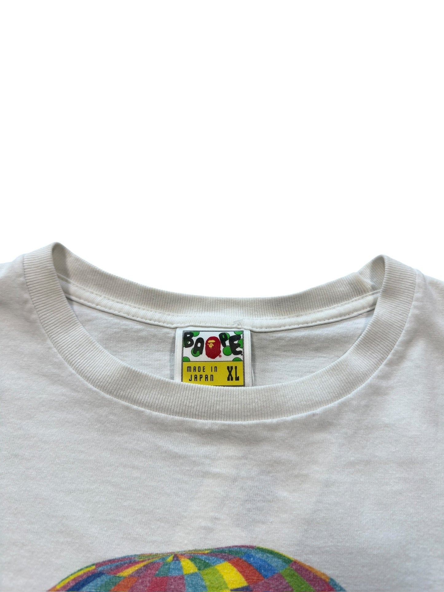 (XL) Bape Disco Head T-Shirt White