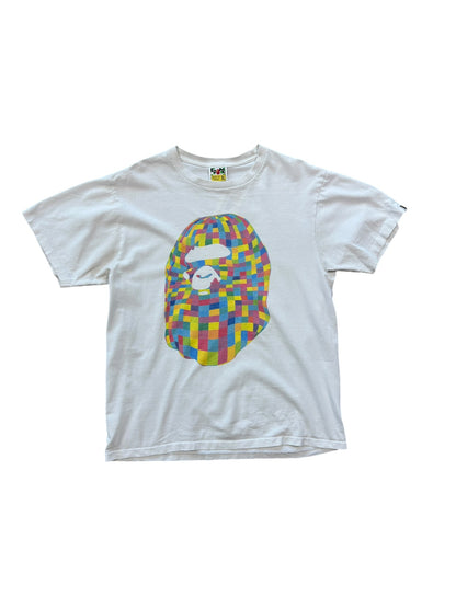 (XL) Bape Disco Head T-Shirt White