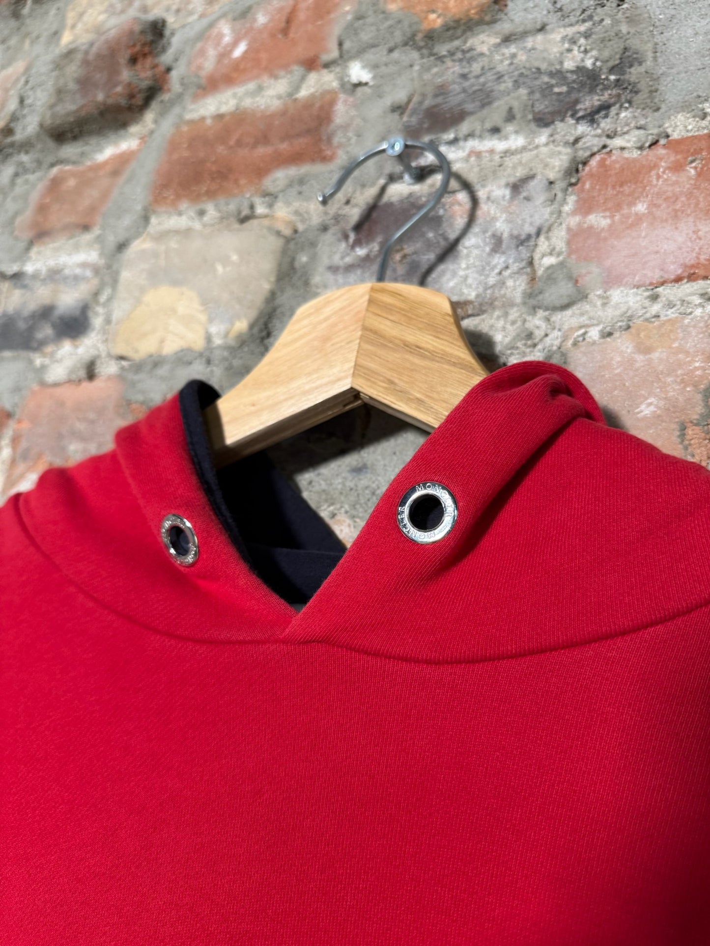 (L) Moncler Tri-Colour Pannel Hoodie