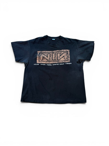 (XL) Vintage 1994 Nine Inch Nails World Tour Thrashed Tee