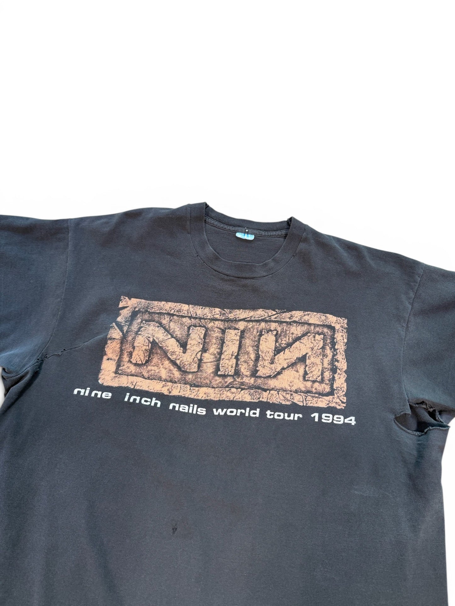 (XL) Vintage 1994 Nine Inch Nails World Tour Thrashed Tee