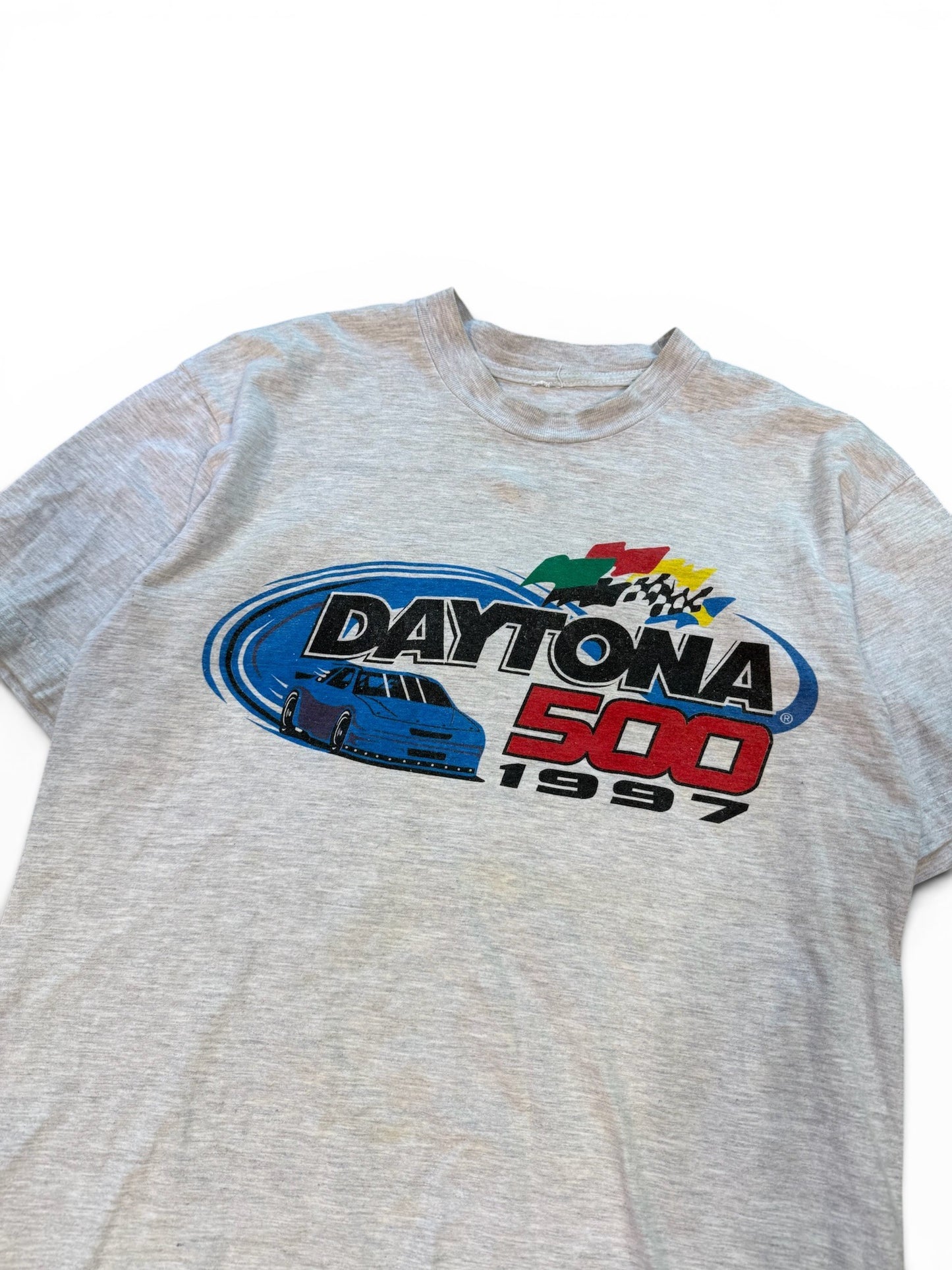 (L) Vintage 1997 Daytona 500 Grey Tee
