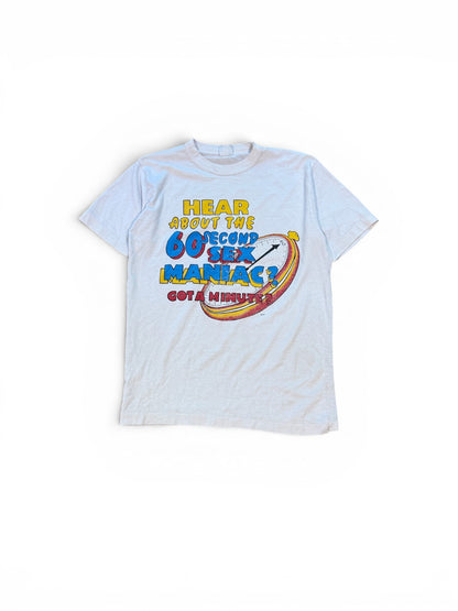 (L) Vintage 80s Sixty Second Maniac Tee