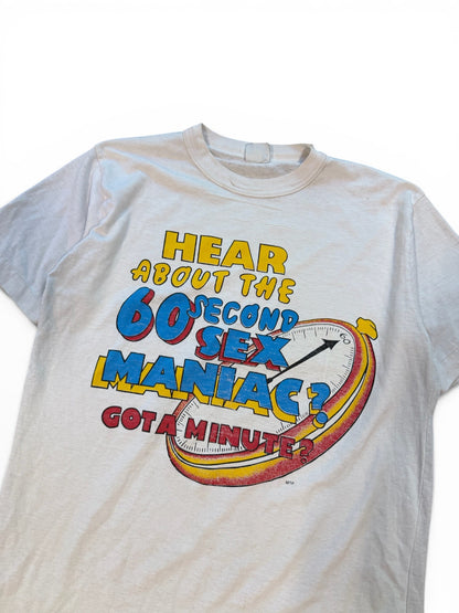(L) Vintage 80s Sixty Second Maniac Tee