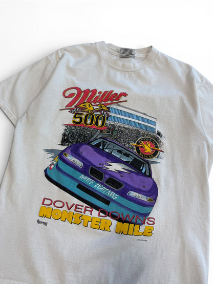 (L) Vintage 1996 NASCAR Miller 500 White Lightning Tee
