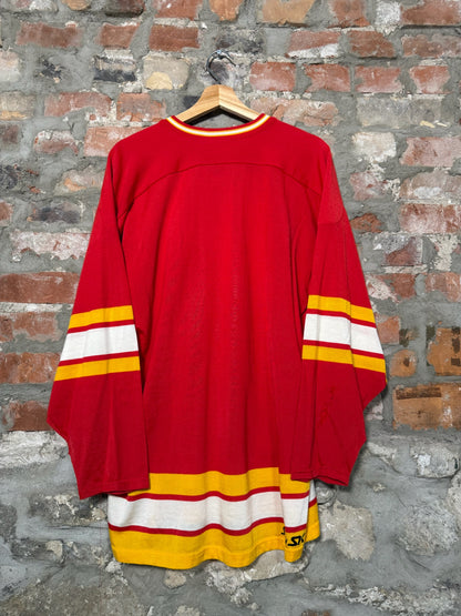(L) 80s Calgary Flames Long Sleeve Shirt