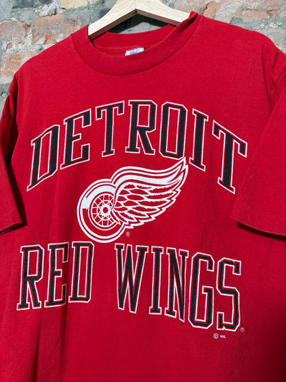 (L) 90s Detroit Red Wings Logo 7 NHL T-Shirt