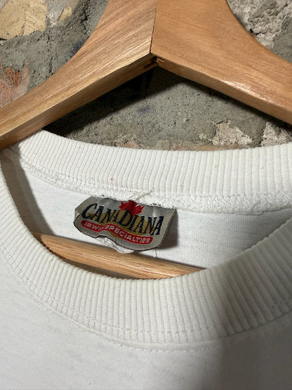 (XL) Vtg Canadian Hockey Player Comedy T-Shirt
