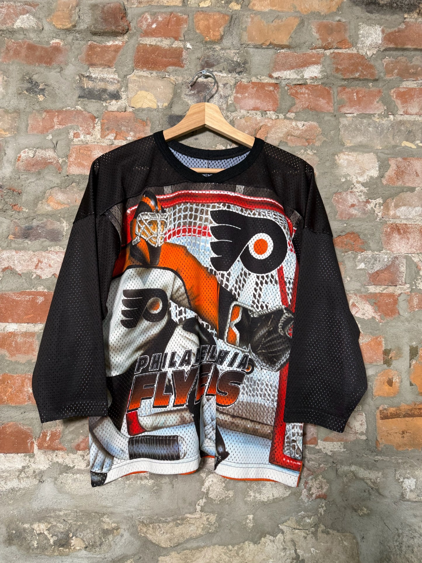(S) Vtg CCM Philadelphia Flyers Graphic Jersey