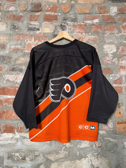 (S) Vtg CCM Philadelphia Flyers Graphic Jersey
