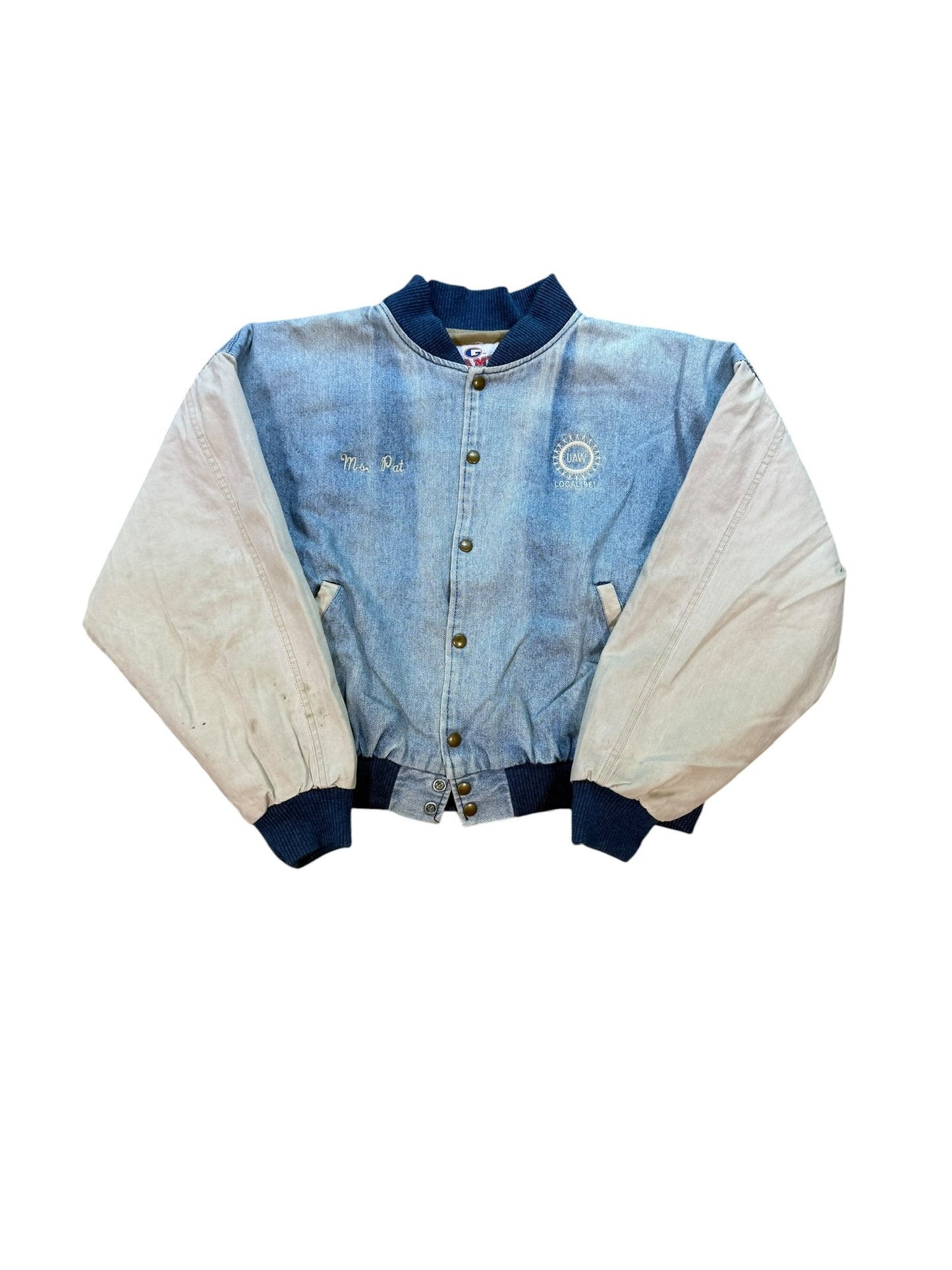 (XL) 90s Mecedes Benz Daimler Chrysler Varsity Jacket