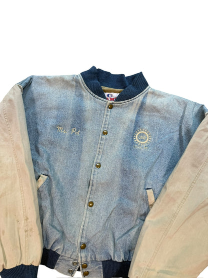(XL) 90s Mecedes Benz Daimler Chrysler Varsity Jacket