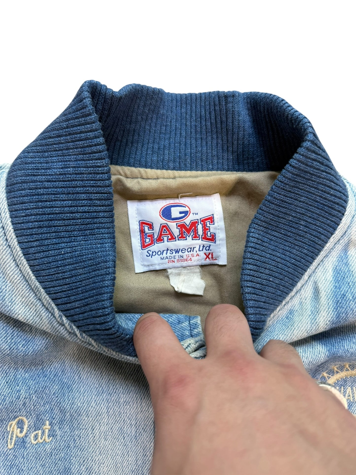 (XL) 90s Mecedes Benz Daimler Chrysler Varsity Jacket