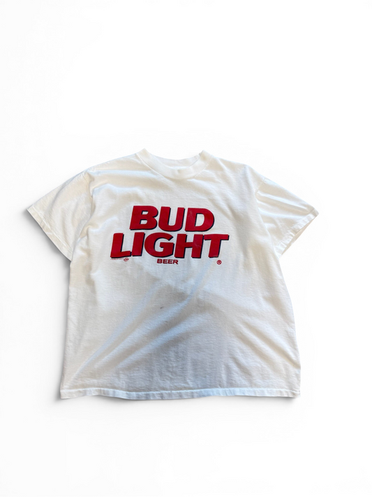 (XL) 1994 Bud Light Beer White Tee