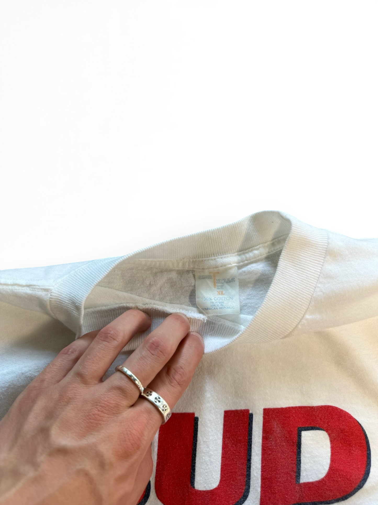(XL) 1994 Bud Light Beer White Tee