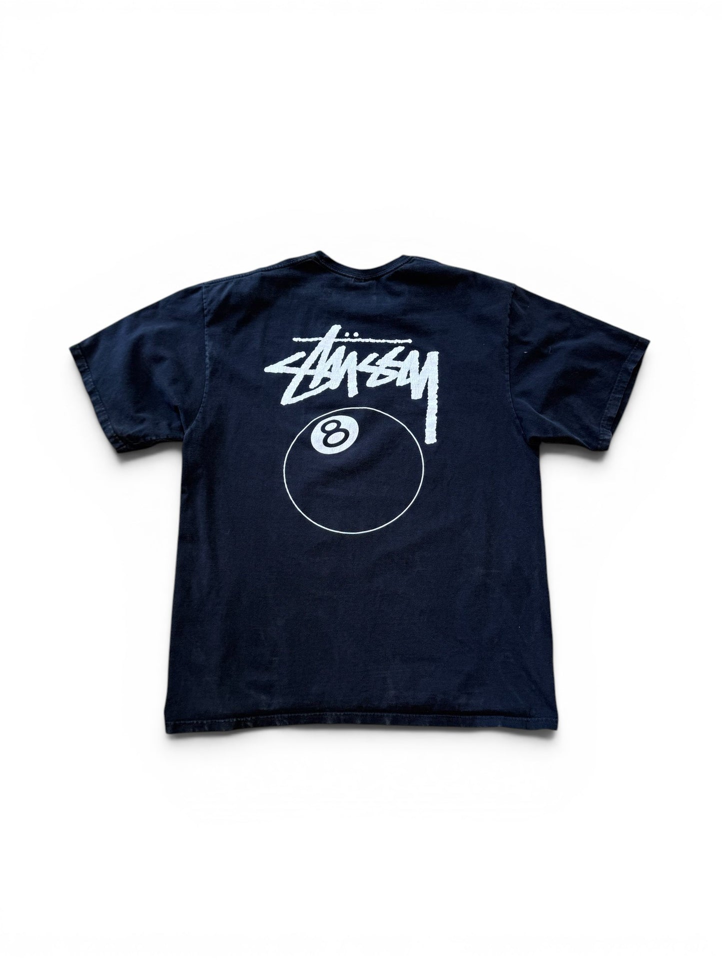 (XL) Stussy 8 Ball Black Tee