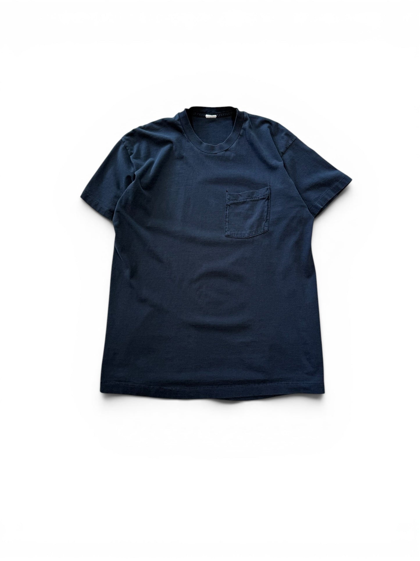 (L) Vintage 90s Blank Pocket Tee