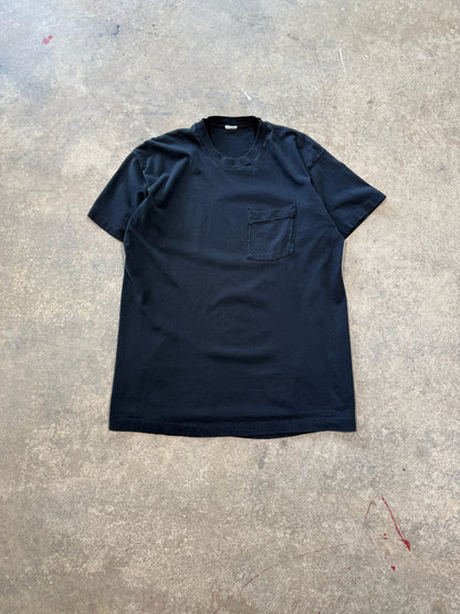 (L) Vintage 90s Blank Pocket Tee