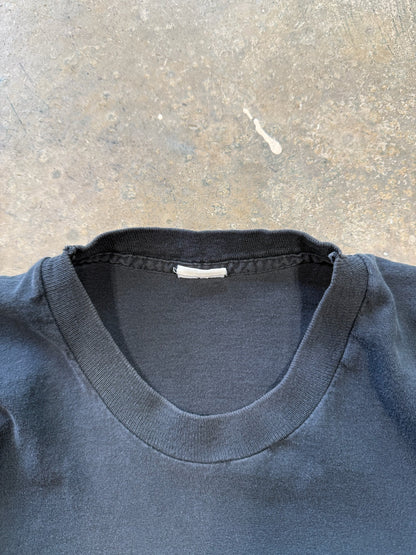 (L) Vintage 90s Blank Pocket Tee