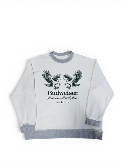 (L) Budweiser Eagle Waffle Long Sleeve