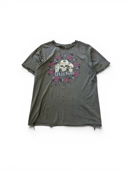 (XL) Y2K Affliction Thrashed Tee