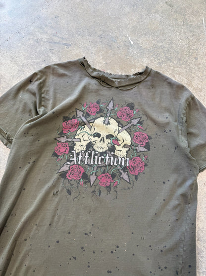 (XL) Y2K Affliction Thrashed Tee