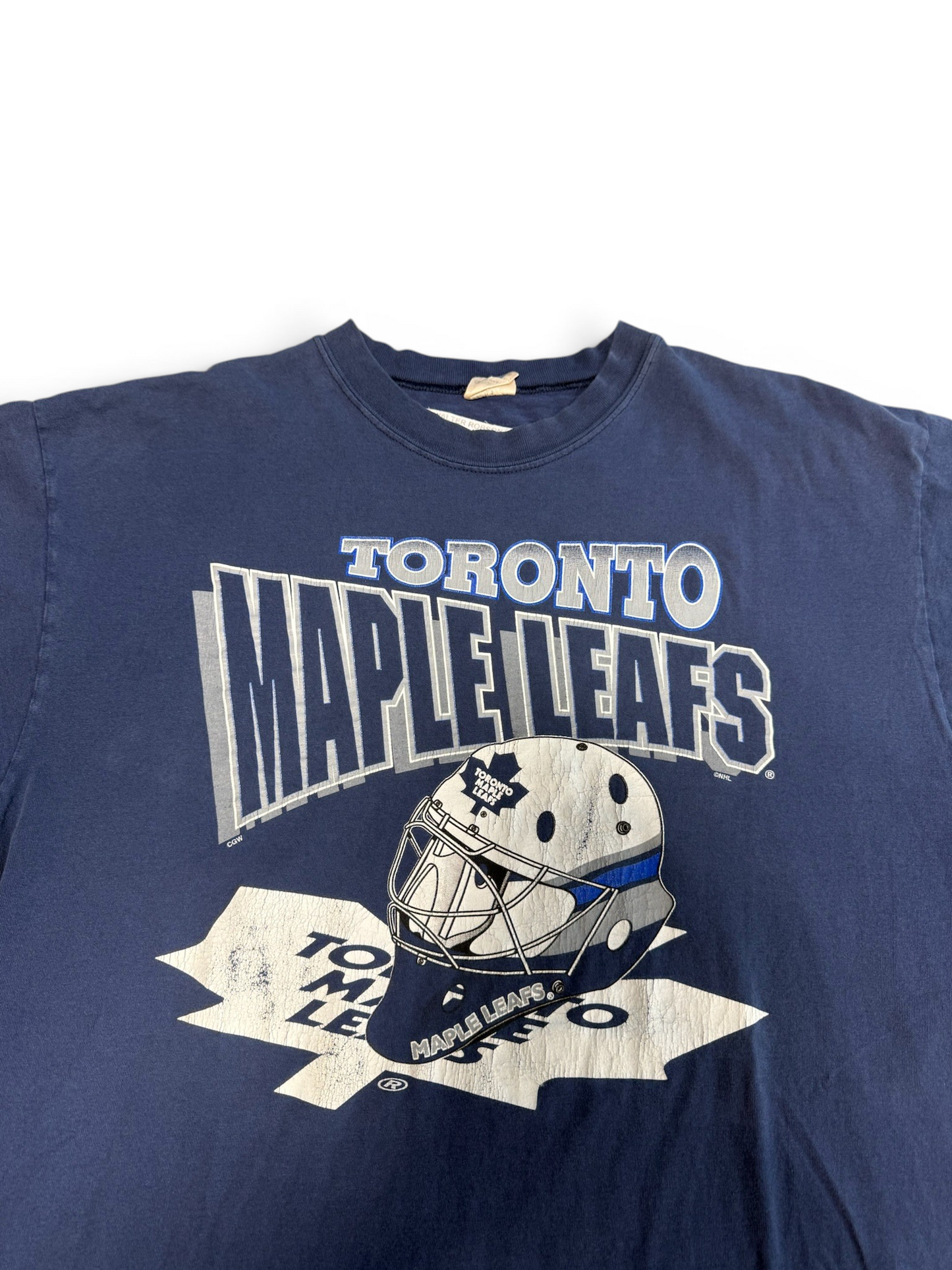 (XL) 90’s Toronto Maple Leafs Goalie Mask Tee